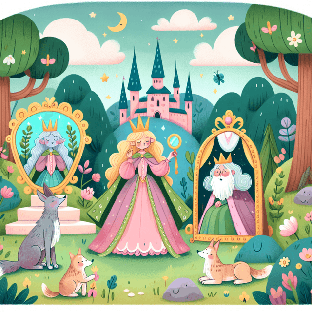 A Rainha da Floresta e o Espelho Mágico