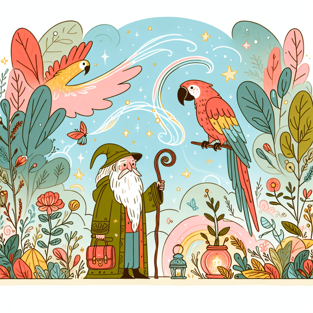 O Velho Sábio e o Papagaio